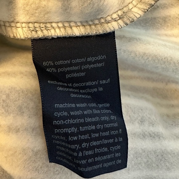 Tommy Hilfiger Gray White striped Cowl Neck sweatshirt Woman’s size Medium(f6 - Picture 10 of 10